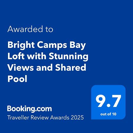 Bright Camps Bay Loft With Stunning Views And Shared Pool Apartamento Cidade Do Cabo Exterior foto